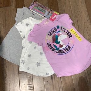 Vigoos Girls T-Shirts 3 pack size 7/8 NWT
